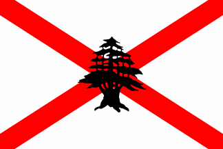[Lebanese Military Flag in WWI (Lebanon)]